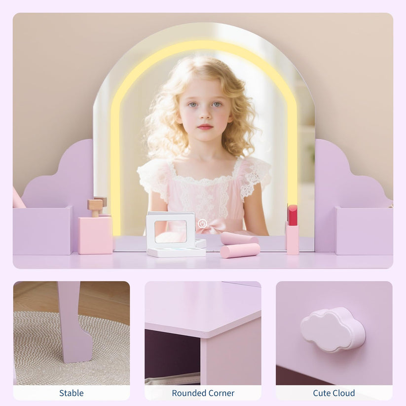 Coiffeuse enfant Garvee dans une chambre ou salle de jeux