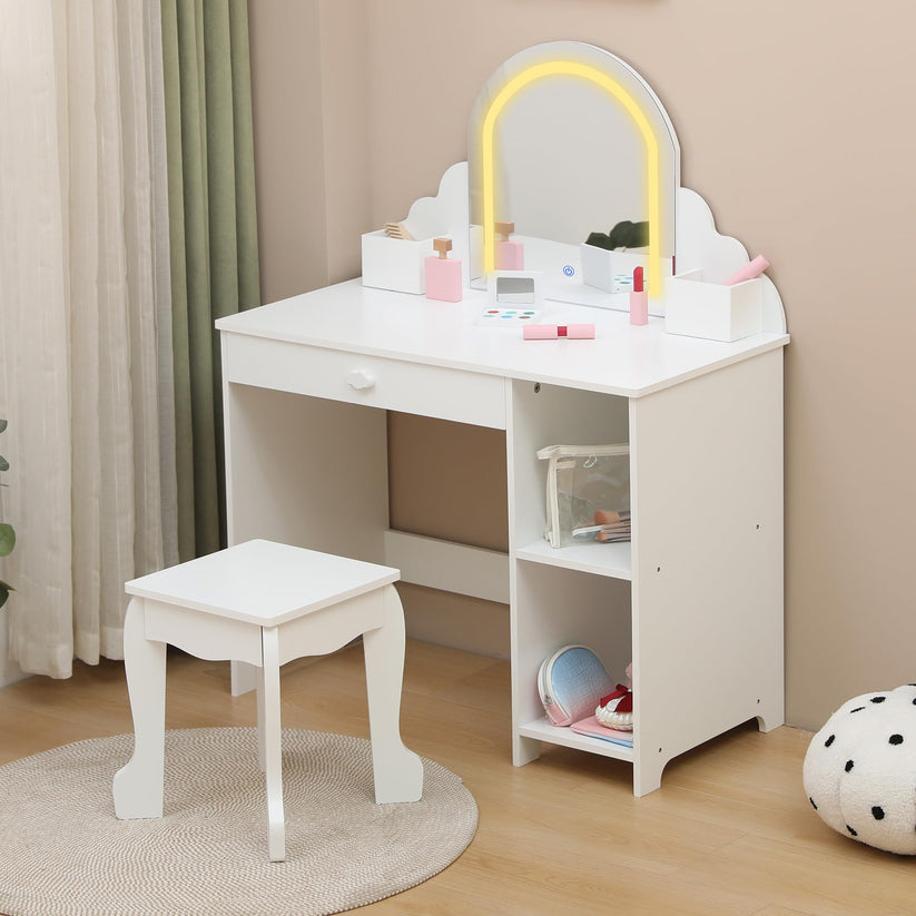 Coiffeuse enfant Garvee cadeau pour chambre ou salle de jeux